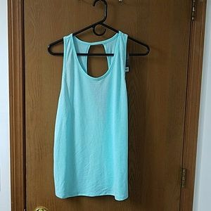 Old Navy Light Blue Workout Top Go-Dry Lightweight